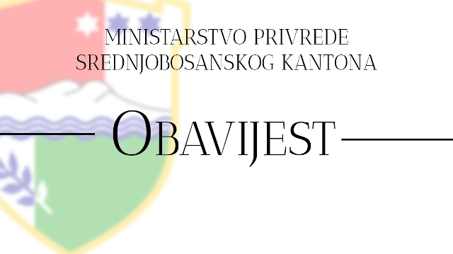 min privreda sbk obavijest